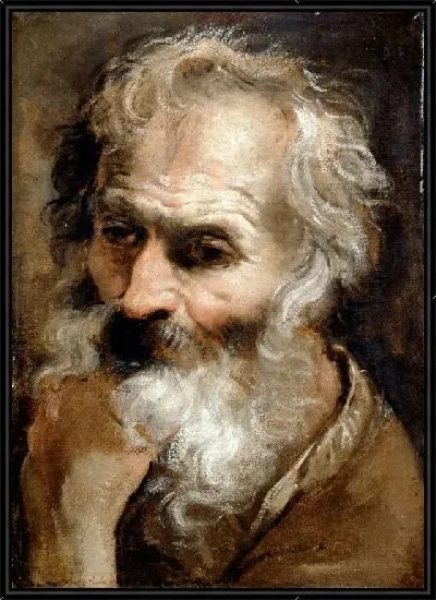 Картина Голова старика (1590-1592) 