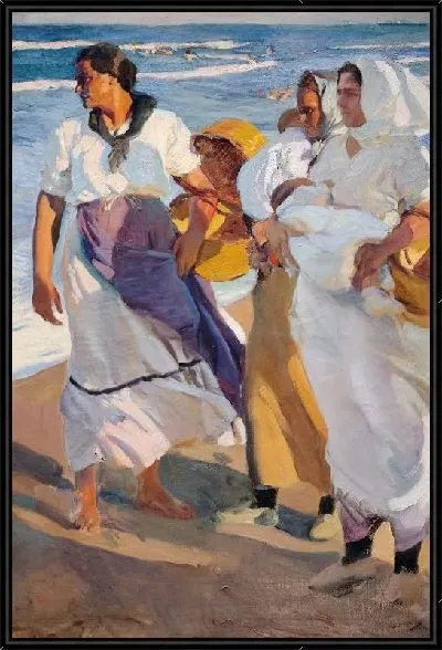 Картина Рыбачка из Валенсии (1915)