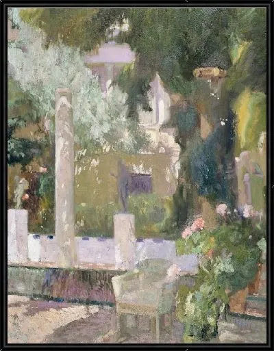 Картина Сады в семейном доме Сороллы (1920)