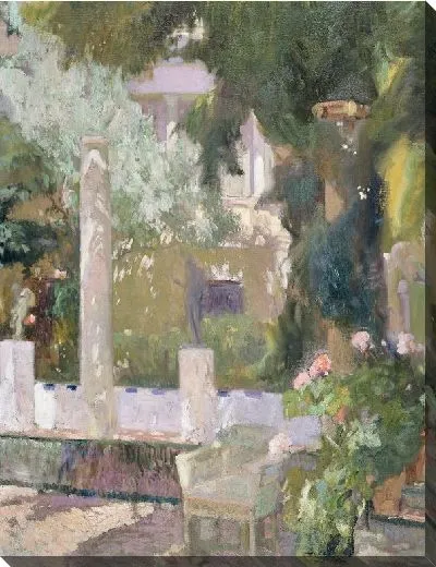 Картина Сады в семейном доме Сороллы (1920)