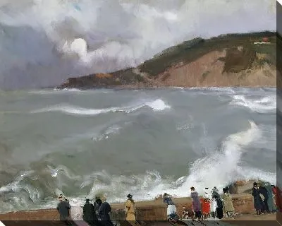 Картина Волнорез в Сан-Себастьяне (1922)