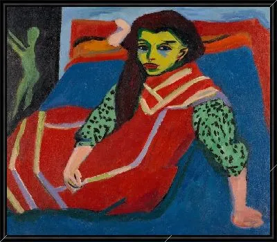 Сидящая девушка (Франци) (1910)