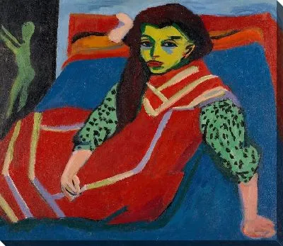 Сидящая девушка (Франци) (1910)