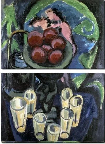 Картина Натюрморт с бокалами (1912)