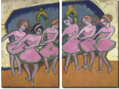 Картина Шесть танцовщиц (1911)