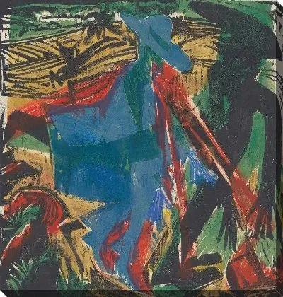 Картина Мужчина сталкиваеся с тенью (1915)