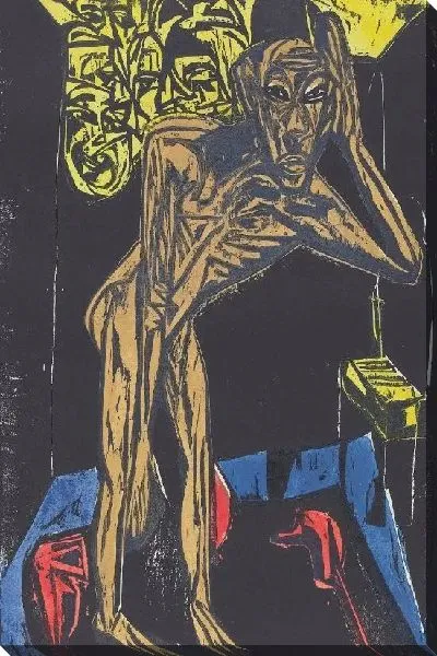 Картина Одиночестве в комнате (1915)