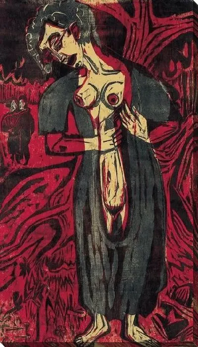 Картина Суицидальные лицо (1921)