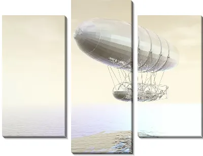 Модульная картина Дирижабль №3