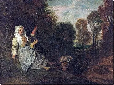 Картина Вечерний пейзаж (1713-1717)
