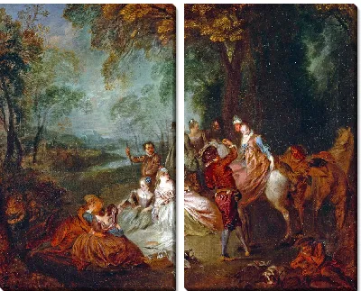 Картина Пикник (1722)