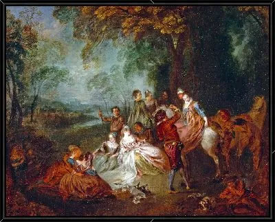 Картина Пикник (1722)