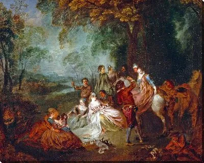 Картина Пикник (1722)