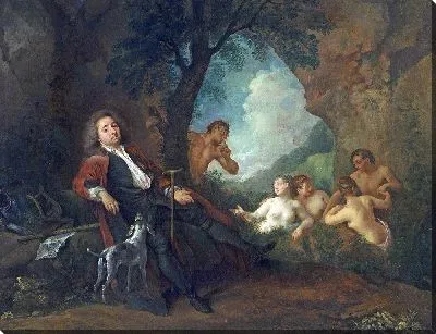 Картина Портрет Антуана де ла Роке (1718)