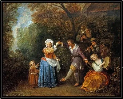 Картина Контрданс (1706-1710)