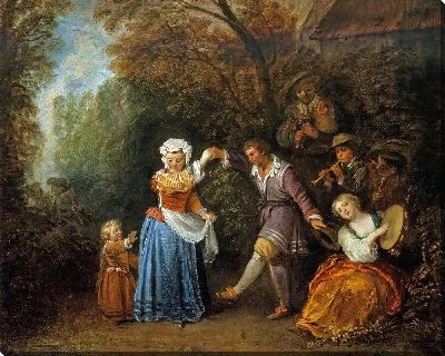 Картина Контрданс (1706-1710)