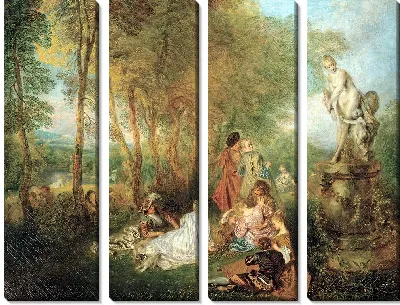 Картина Праздник любви (1718-1719)