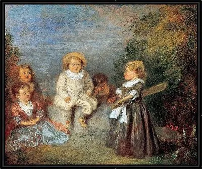 Картина Счастливый возраст (1716-1720)