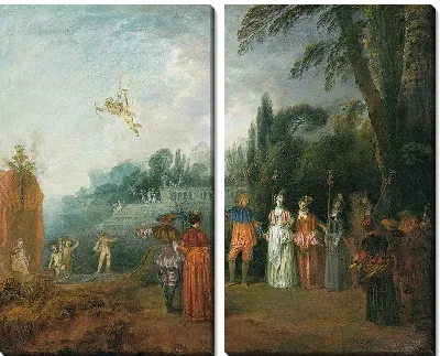 Картина Посадка на судно в Киферу (1709-1710)