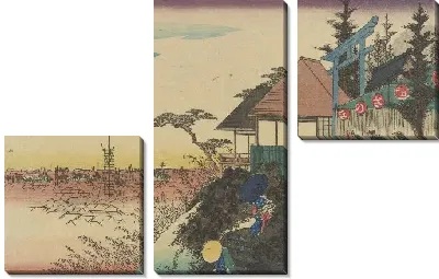 Картина Канда Мёдзин (Toto Meisho-Kanda Myojin Higashizaka)
