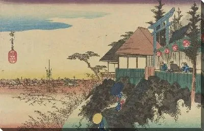 Картина Канда Мёдзин (Toto Meisho-Kanda Myojin Higashizaka)