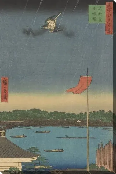 Картина Комагата (Komagatado Azumabashi, from the series, One Hundred Famous Views of Edo)
