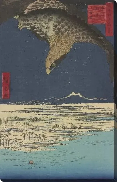 Картина Фукагава (Meisho Edo Hyakkei - Fukagawa Susaki Jumantsubo)