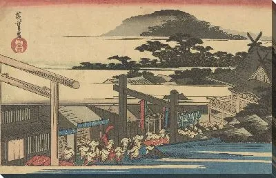 Картина Сиба  (Shiba shinmei keidai, from the series, Famous Places of the Eastern Capital)