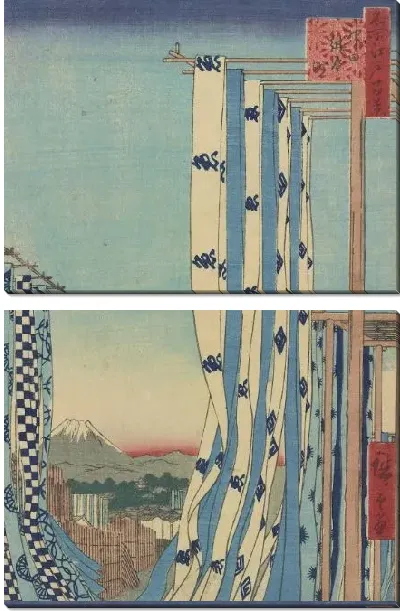 Картина Канда (Meisho Edo Hyakkei - Kanda Konya cho)