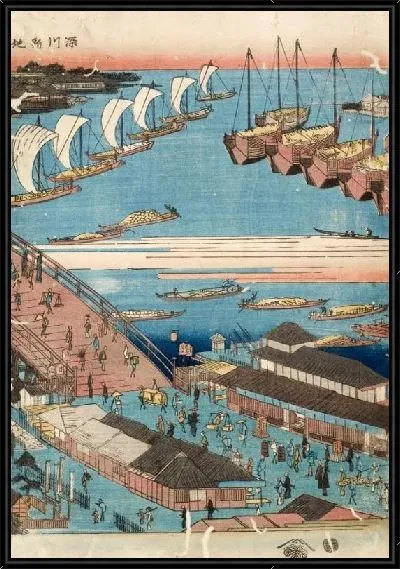 Картина Пейзаж (1820-1858) (Woodcut)
