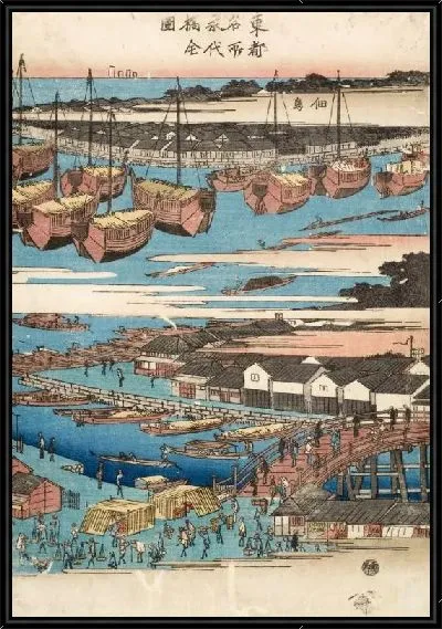 Картина Пейзаж (1820-1858) (Woodcut)