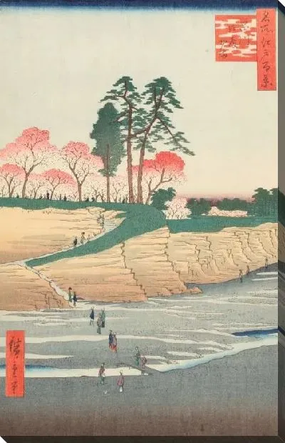 Картина Вершины (1856) (One Hundred Famous Views of Edo “Gotenyama Hills in Shinagawa”)