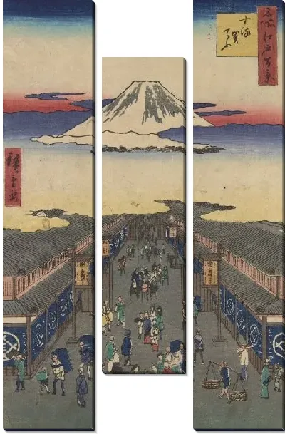 Картина Суруга-чо (Meisho Edo Hyakkei - Suruga-cho)