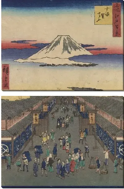 Картина Суруга-чо (Meisho Edo Hyakkei - Suruga-cho)