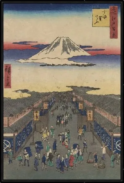 Картина Суруга-чо (Meisho Edo Hyakkei - Suruga-cho)