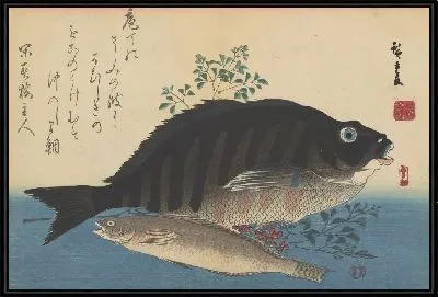 Две рыбы (Two fish, from the "Large Fish" series)