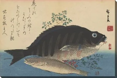 Две рыбы (Two fish, from the "Large Fish" series)