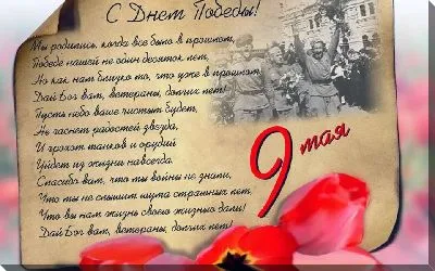 Картина маслом 9 мая №5