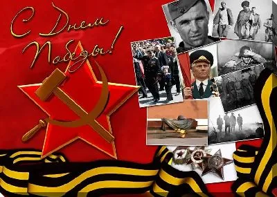 Картина маслом С Днём Победы №6