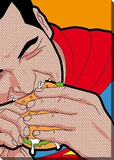 Картина маслом Супер-герои (Superheroes) №4