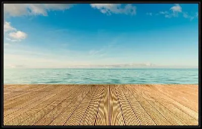 Картина Вид на море с пирса