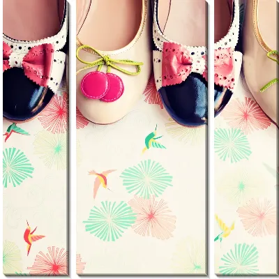 Модульная картина Балетки