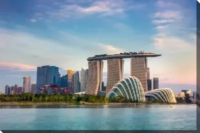 Вид на Сингапур