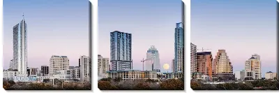 Модульная картина Панорама города Остин