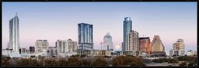 Картина Панорама города Остин