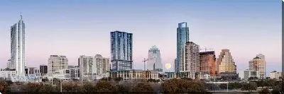 Постер Панорама города Остин