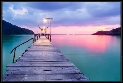 Картина Мостик в море №2