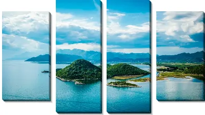 Модульная картина Острова №2