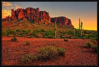 Пустыни и горы в штате Аризона