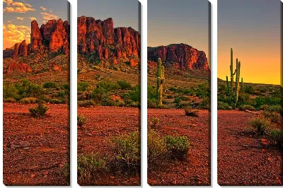 Пустыни и горы в штате Аризона